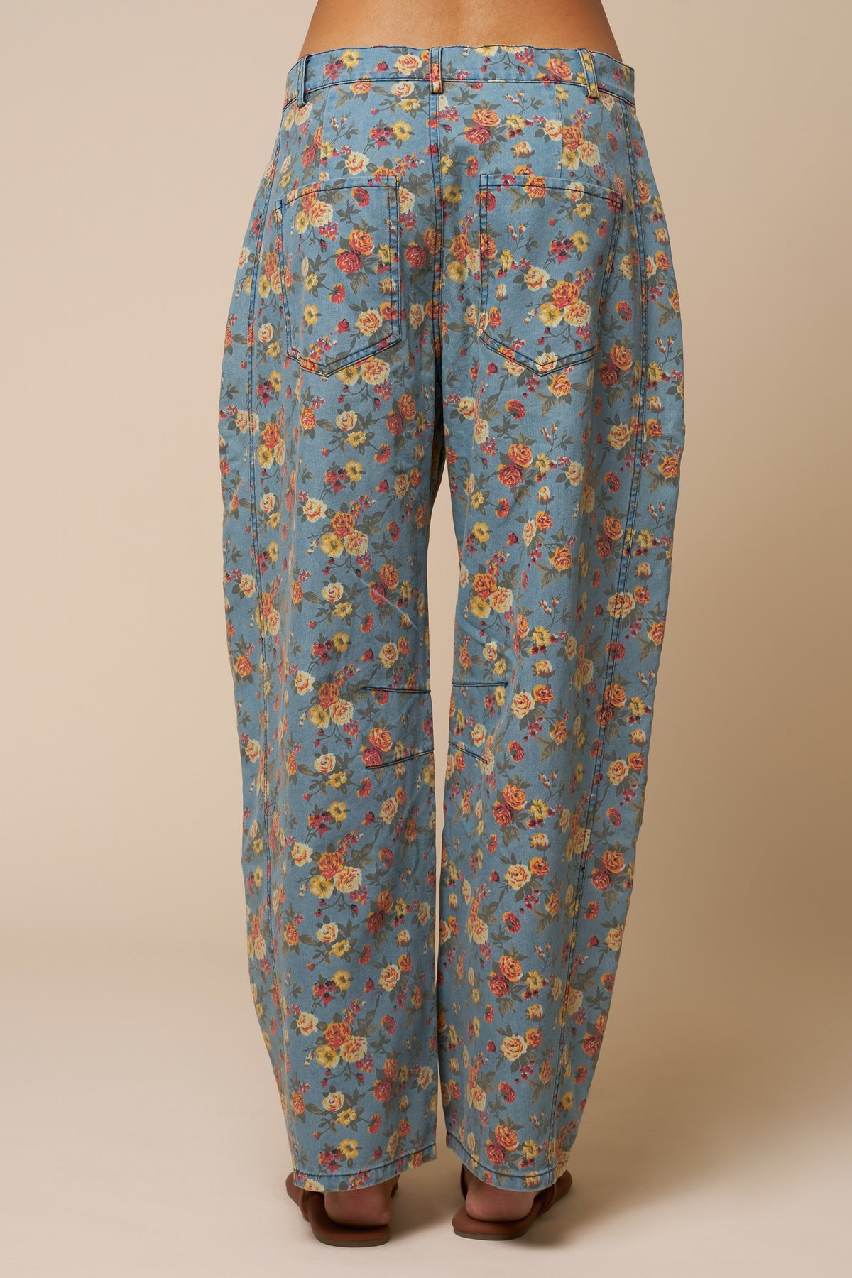 Denim blooming pant