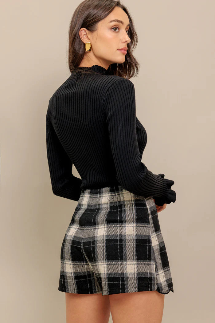 Plaid Skort