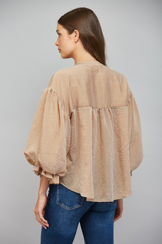 Camel Brown Blouse