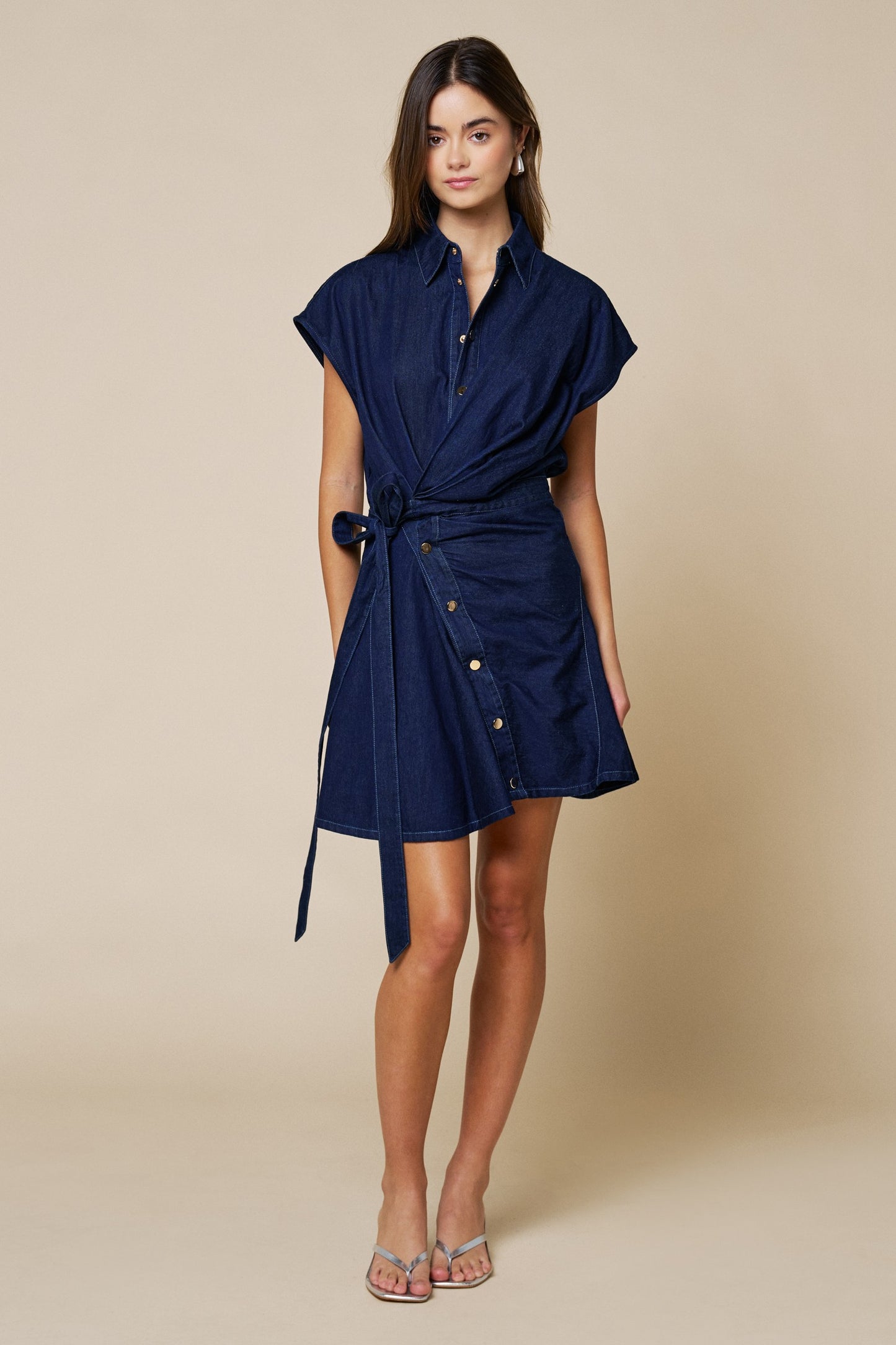 Indigo Blue Denim Dress