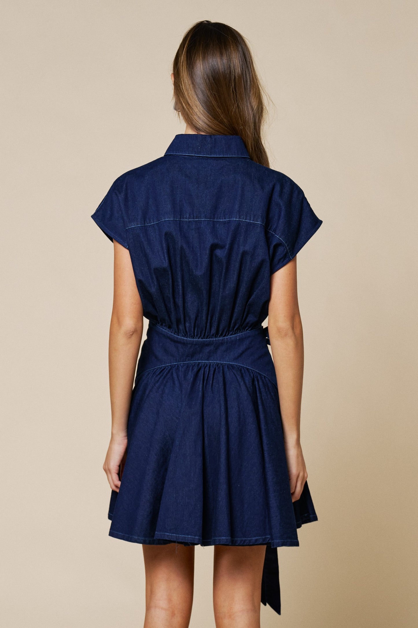 Indigo Blue Denim Dress