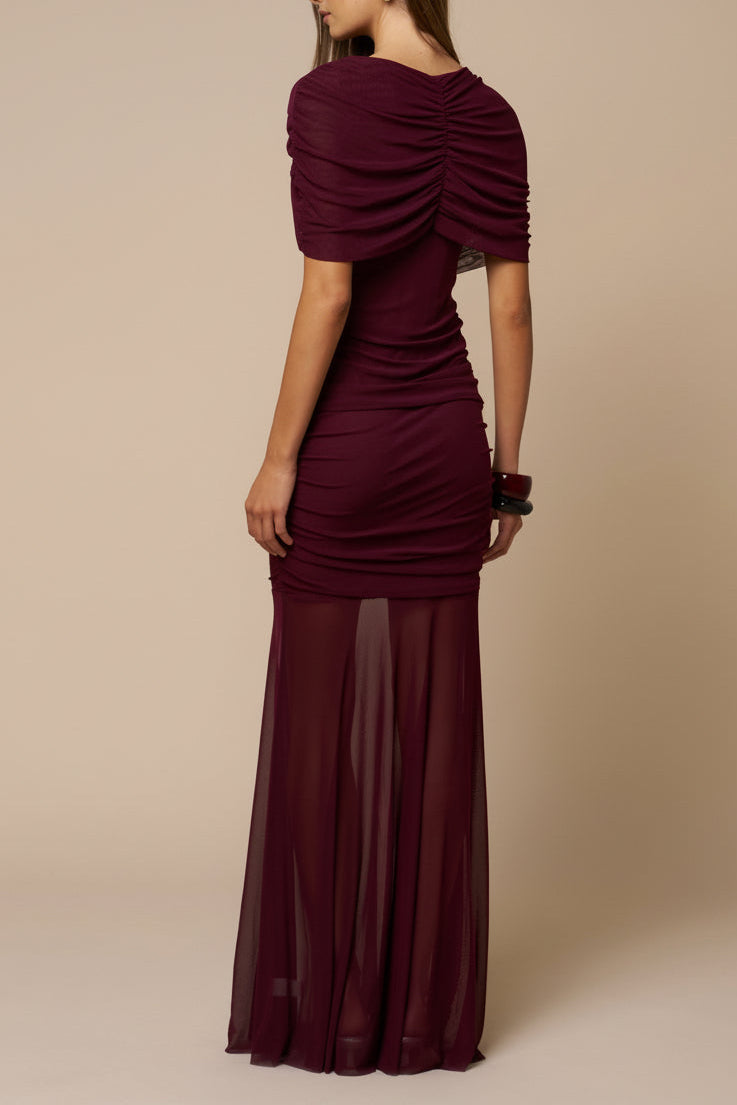 Ruched Fit & Flare Dress