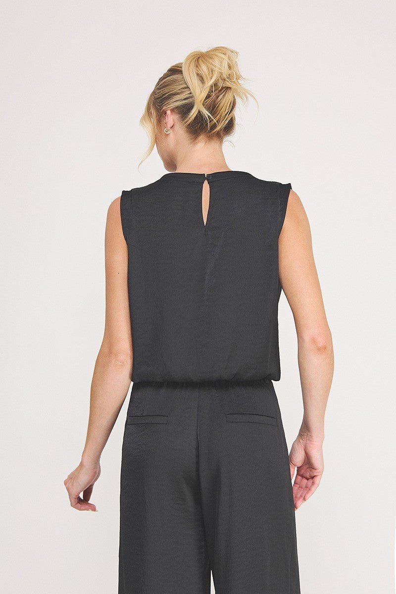 Satin Drape Top