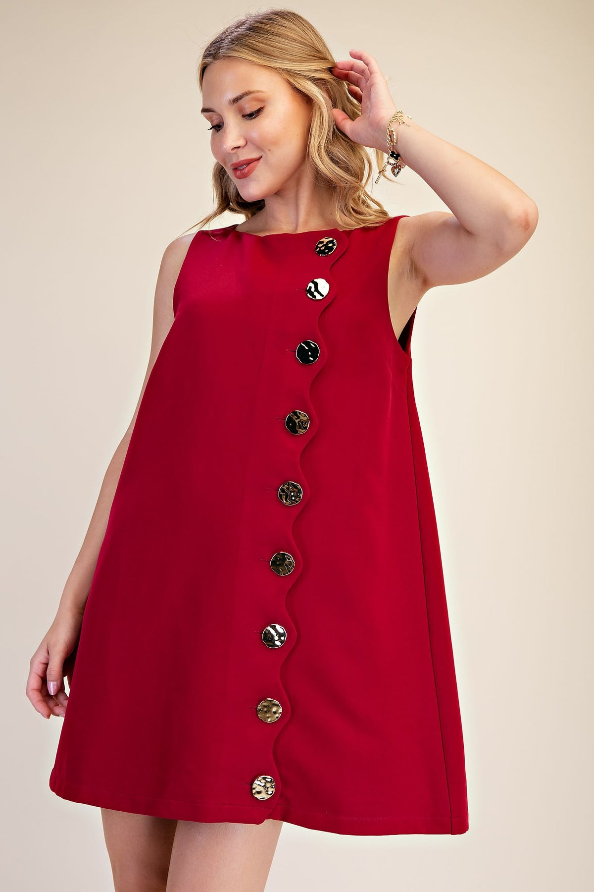 Burgundy Dress