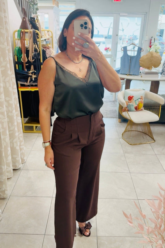 Elegant Touch Satin Top