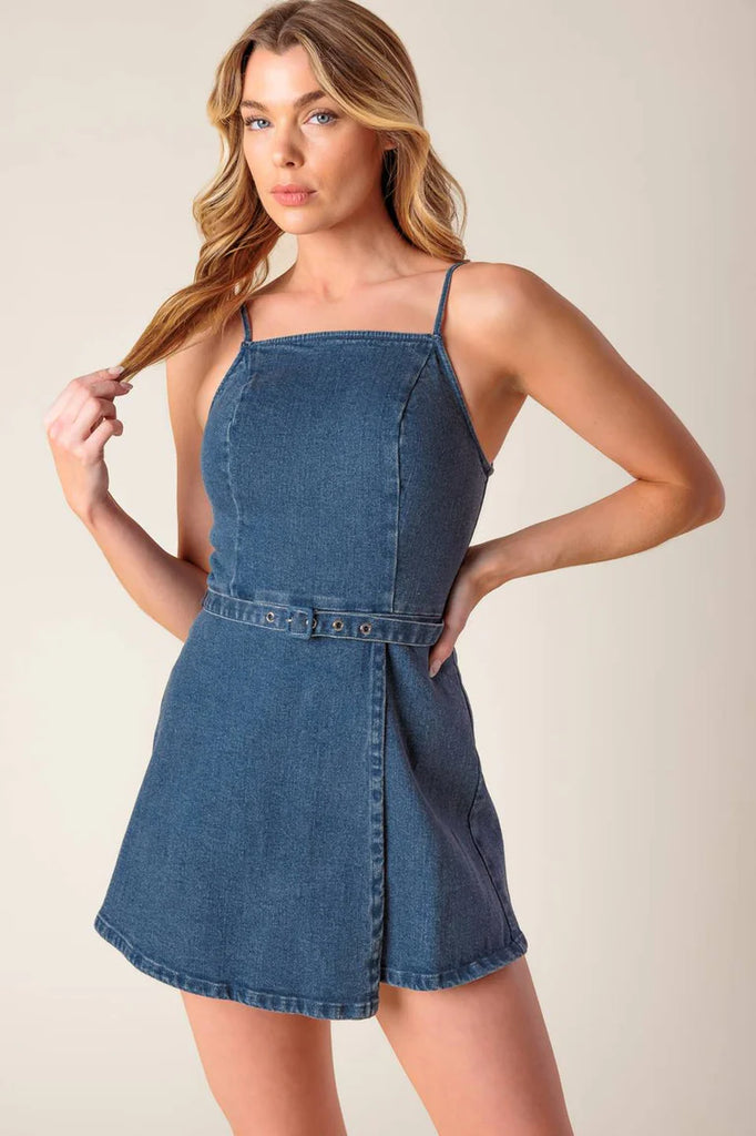 Day and Night Skort Romper Lolita Boutique - Main Image