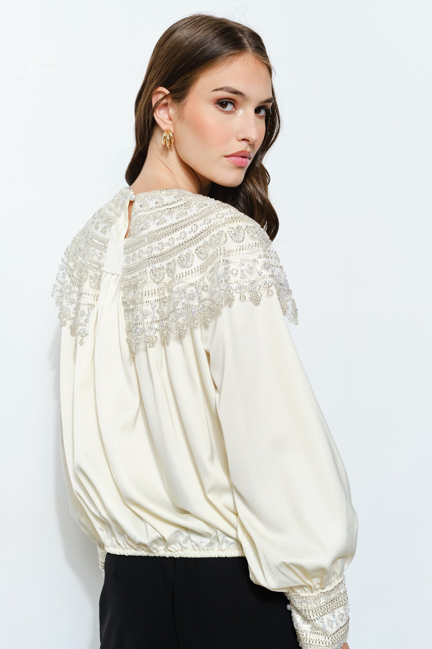 Delicate beaded Top