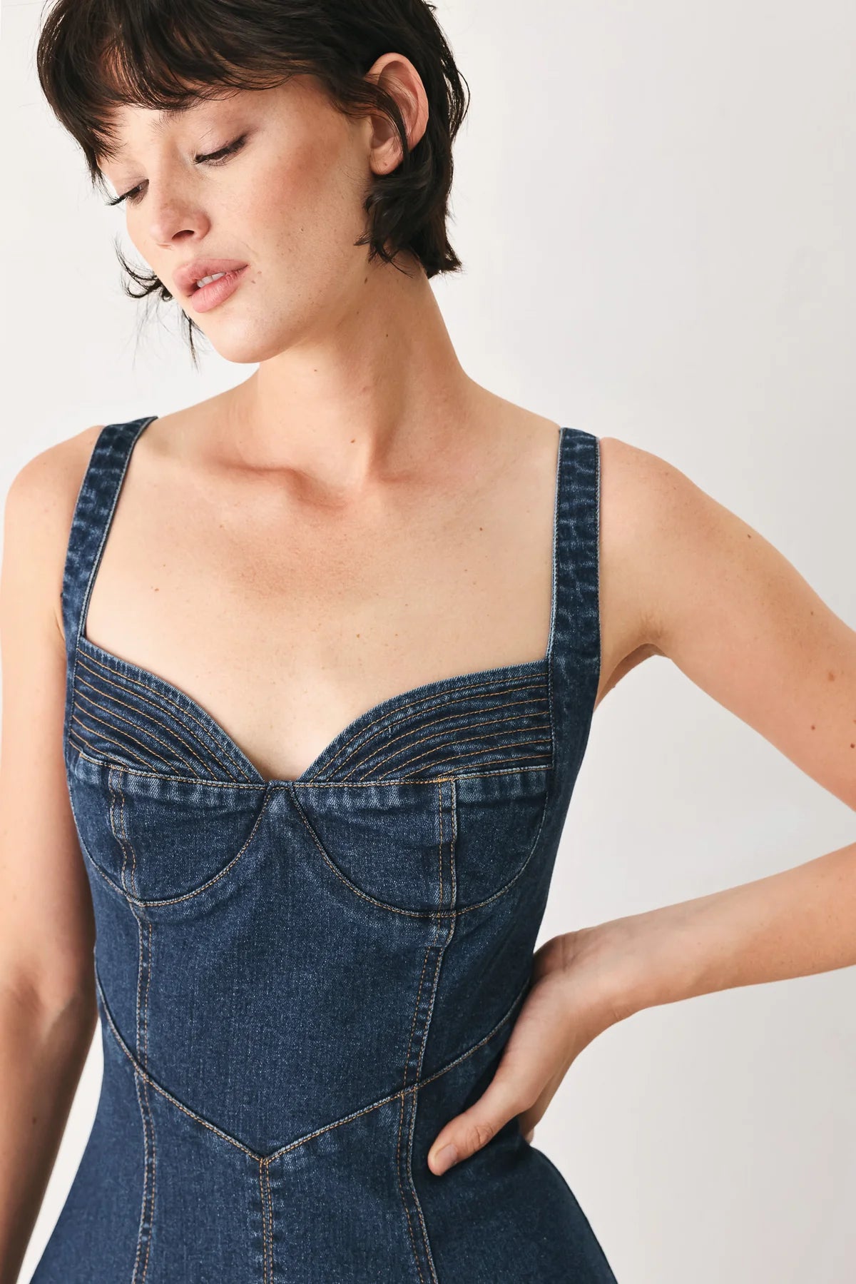 Denim vibes dress