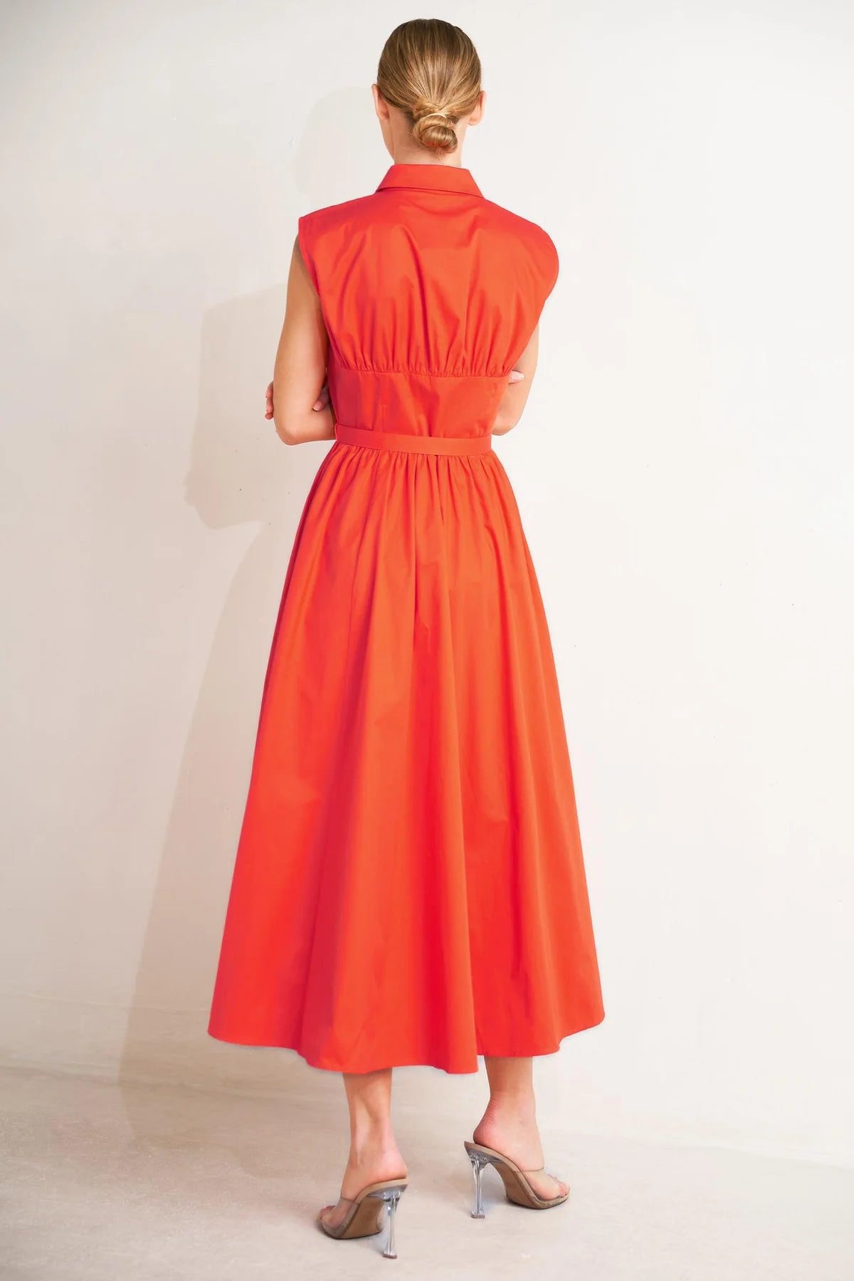 Orange trend dress