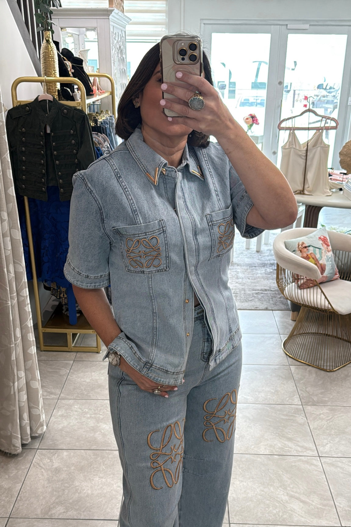 Inspiration Denim Top