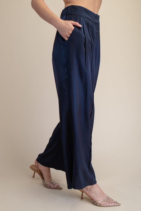 Navy elegant pant