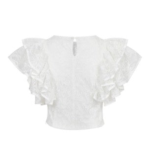 The Aladdin Lace Ruffle Top