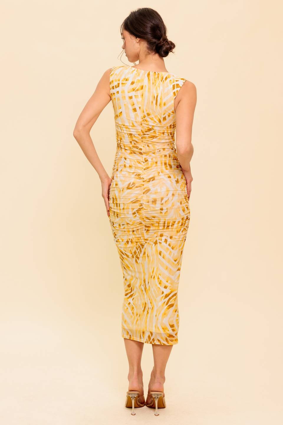 Power mesh dress