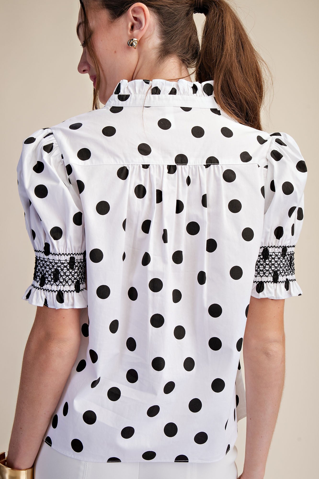 Polka Dot Blouse