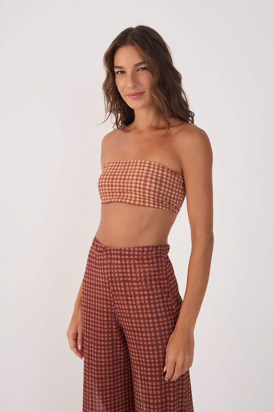 Vichy Print Mesh Set