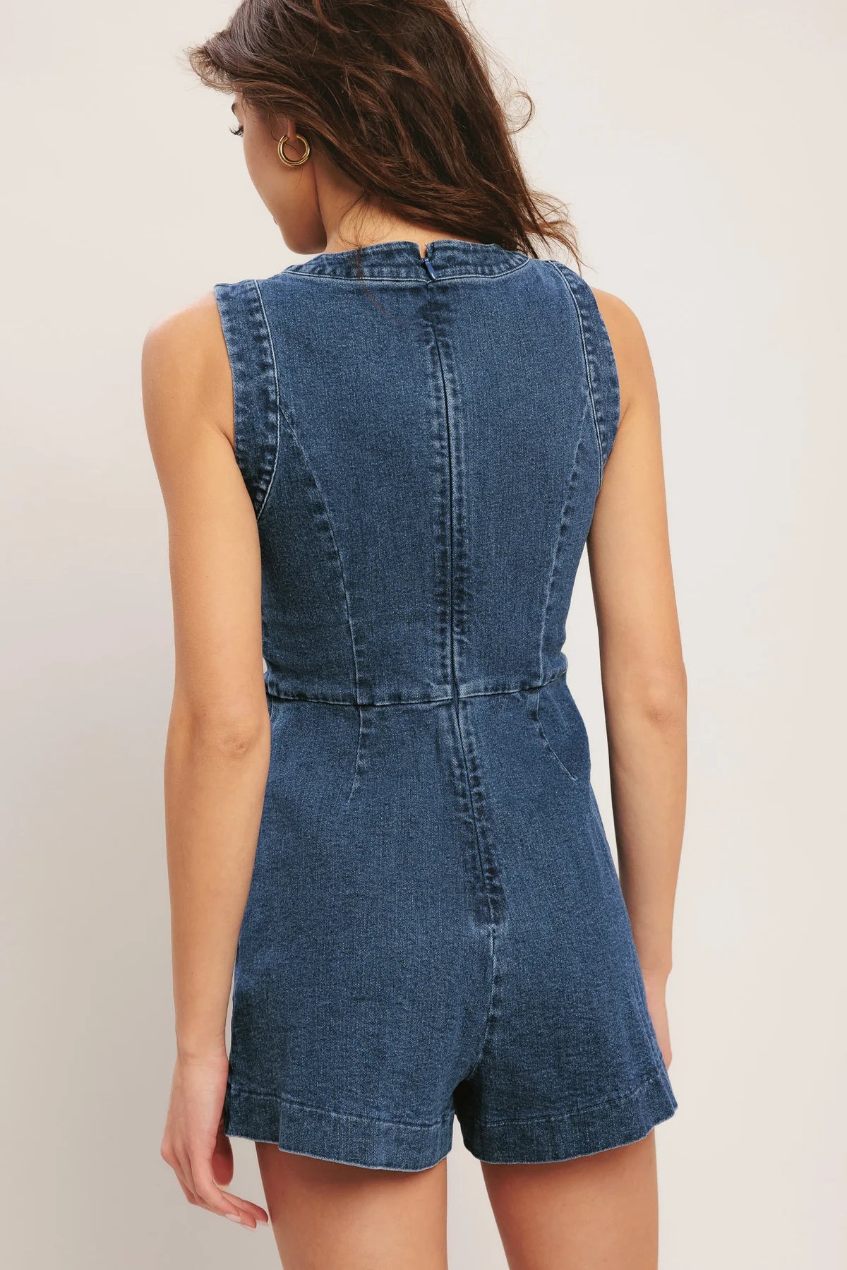 Indigo blue romper