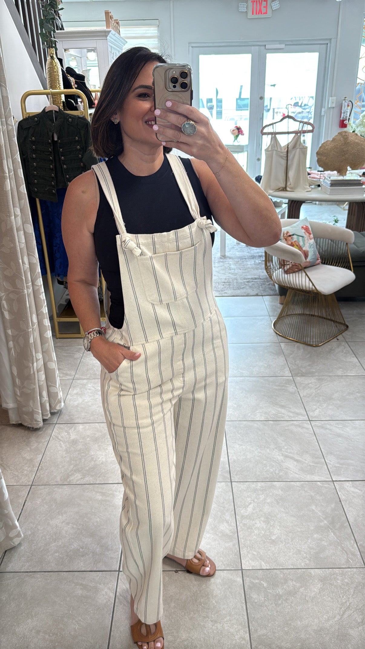 Striped Overall