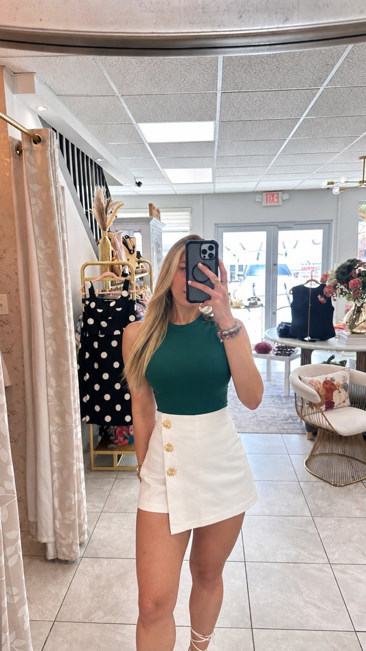 Details matter skort
