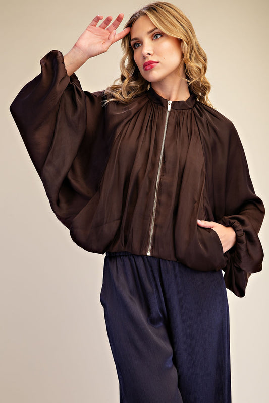 Cocoa Bomber Jacket