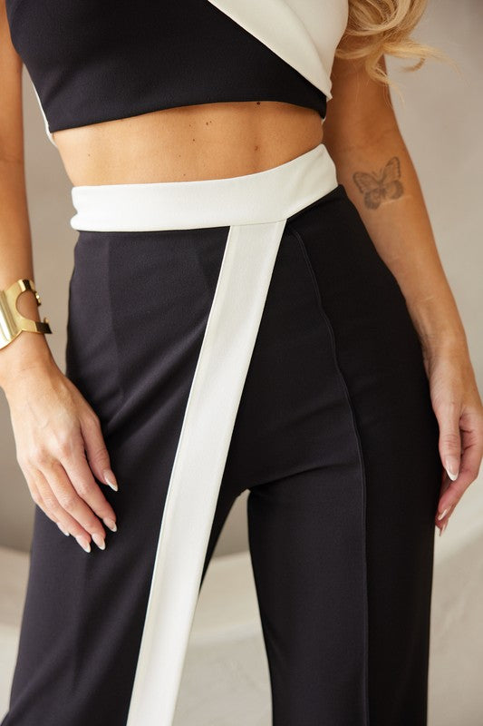 Black & White Pant