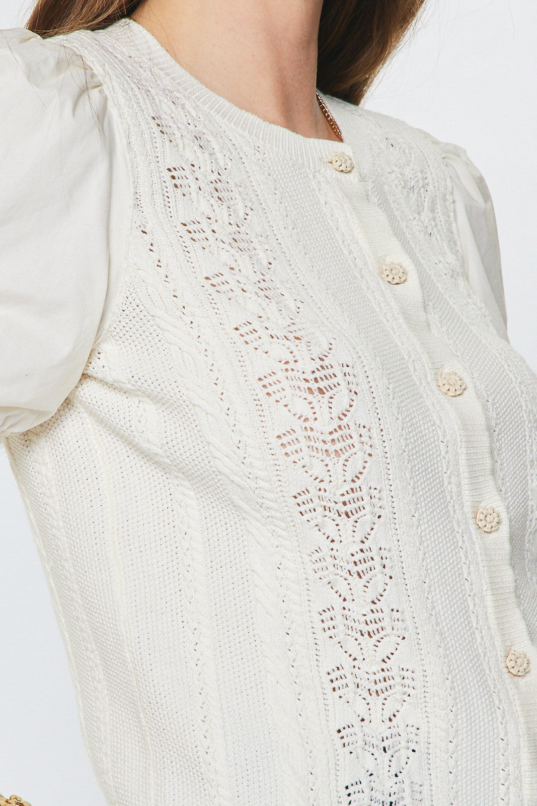 Ivory Sweetheart Top