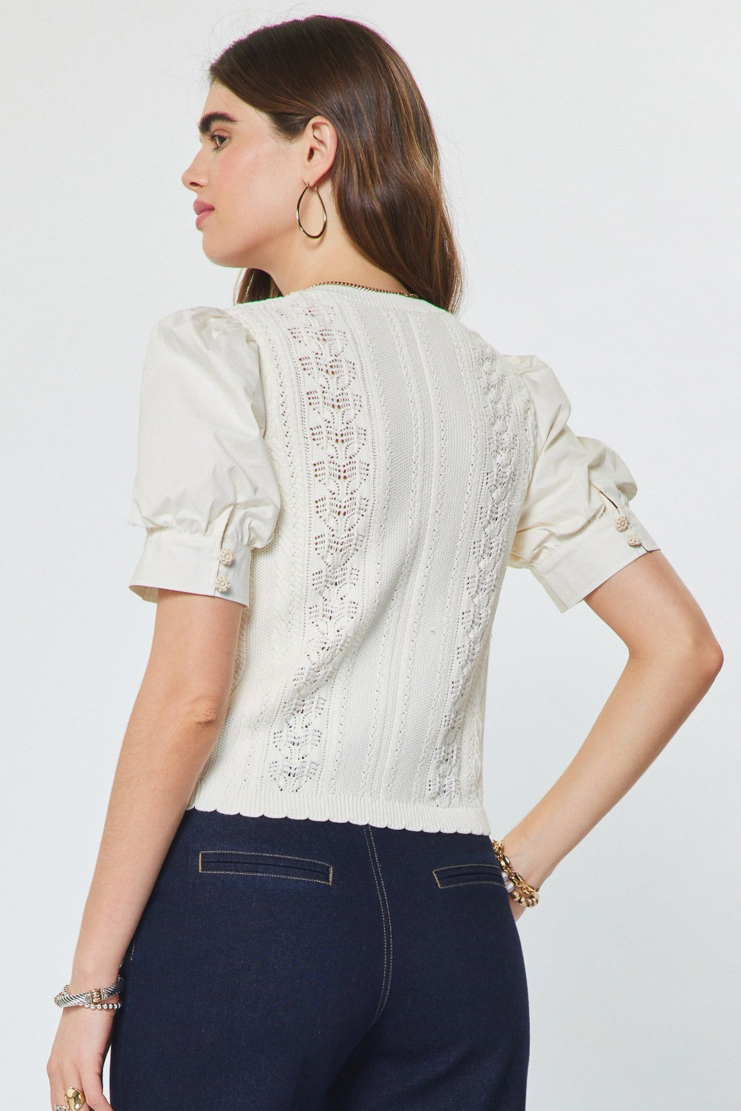 Ivory Sweetheart Top
