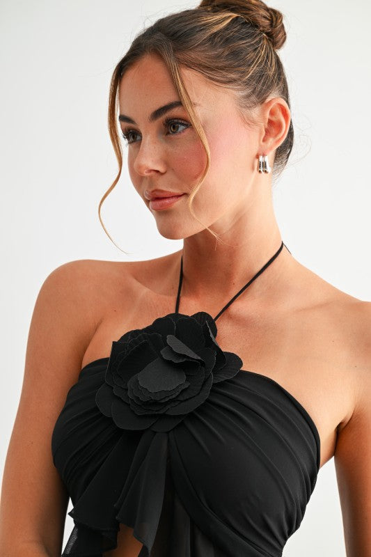 Petal Halter Top