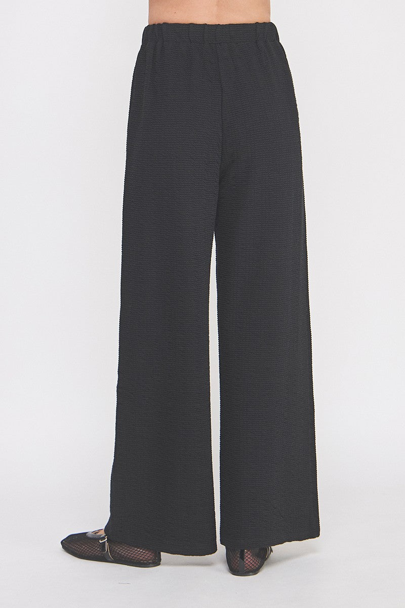 Jacquard Black Pant