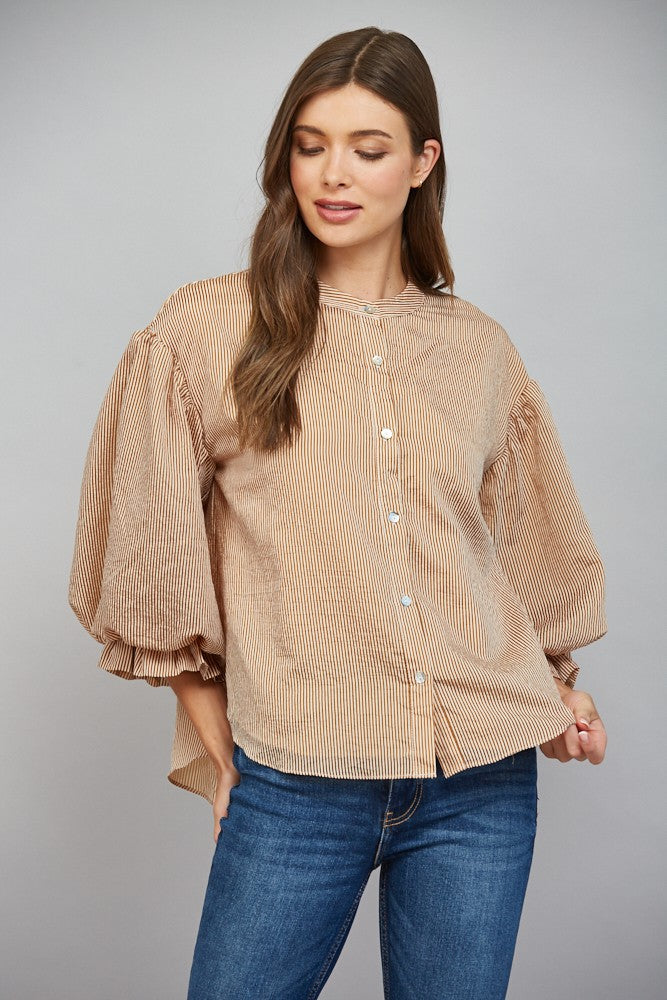 Camel Brown Blouse
