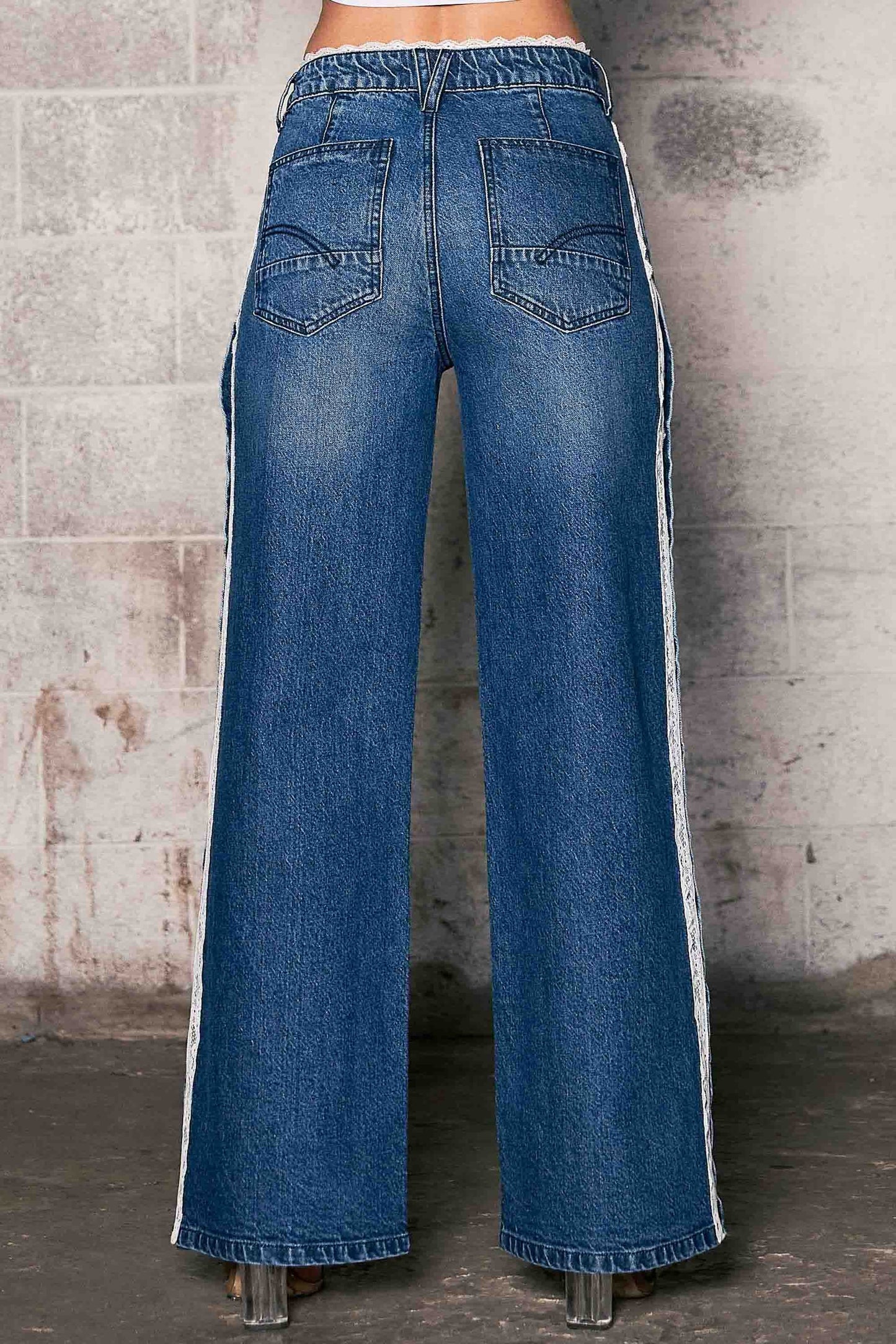Lace Detail Jean