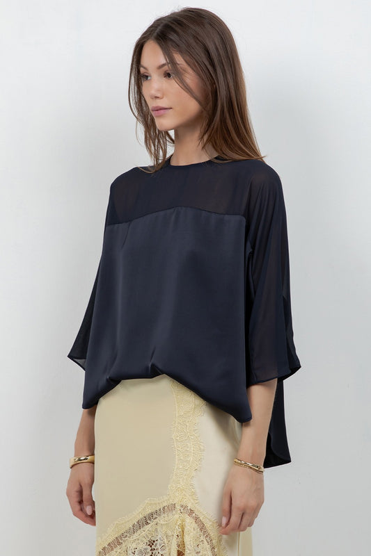 Navy Smooth Top