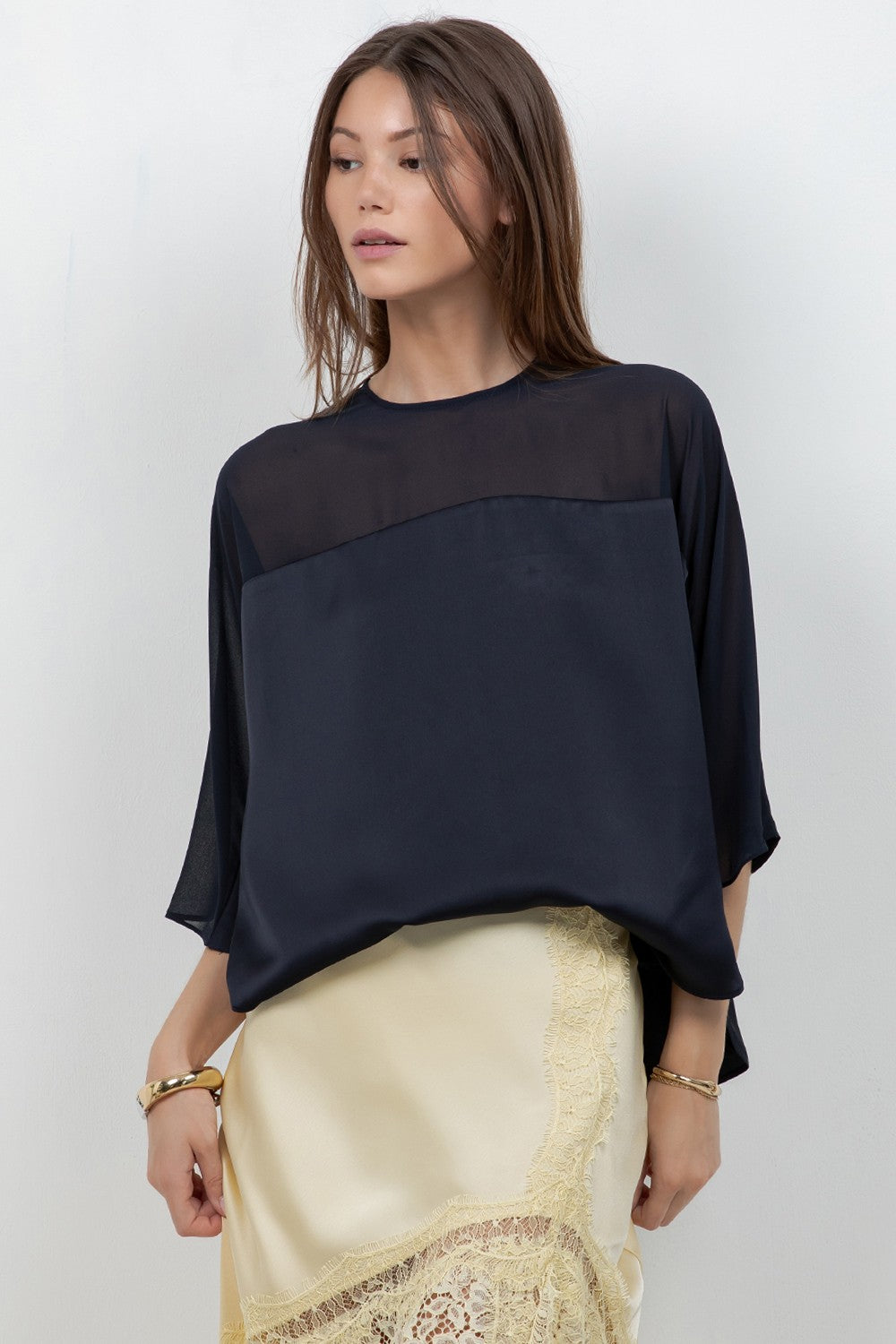 Navy Smooth Top