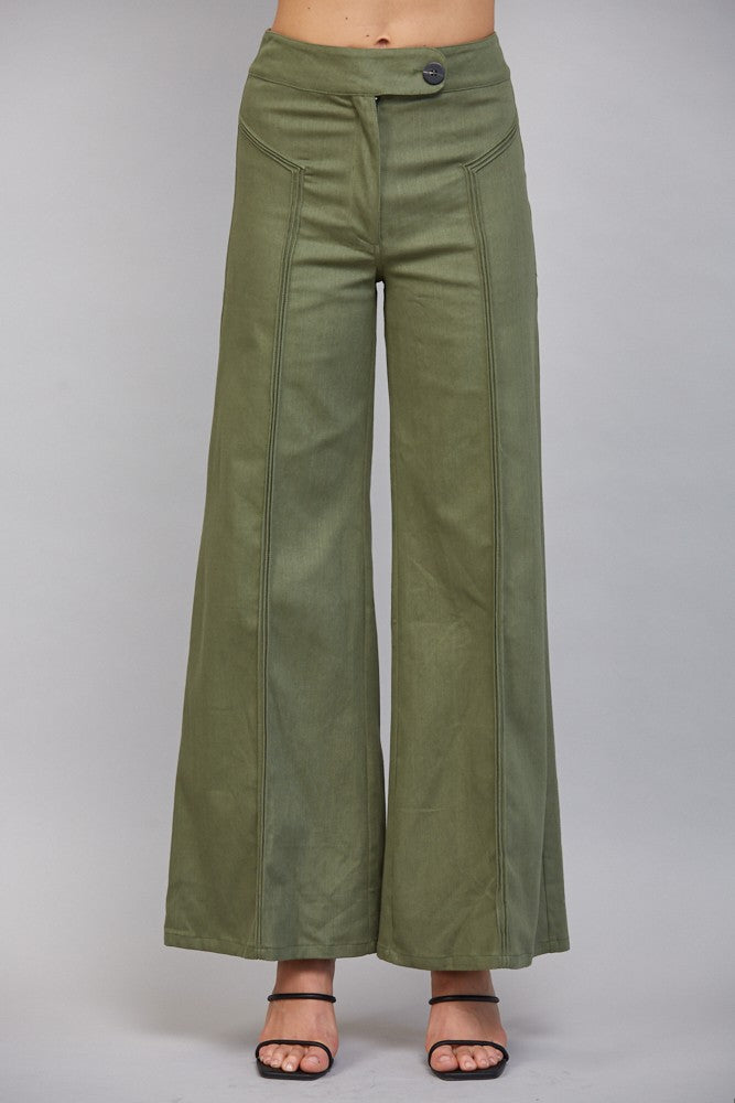 Transition Olive Flare Pant