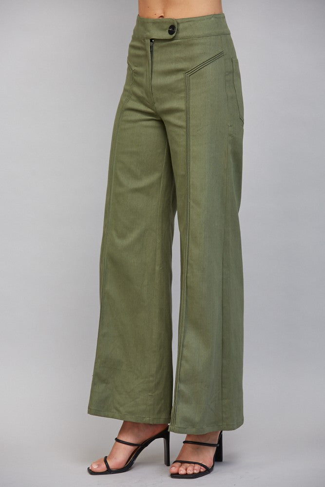 Transition Olive Flare Pant