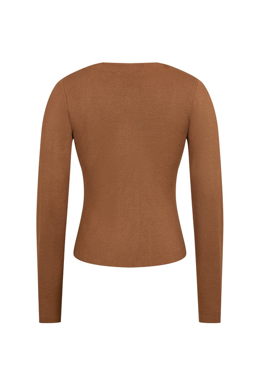 Caramel Sweater Top
