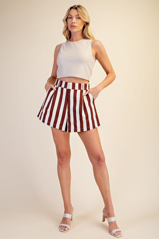 Brick Stripe Short