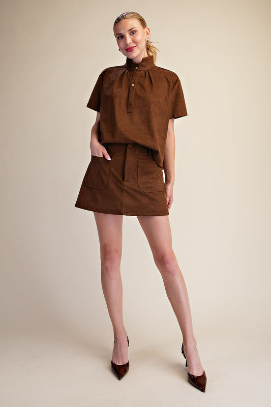 Suede Looks Skort