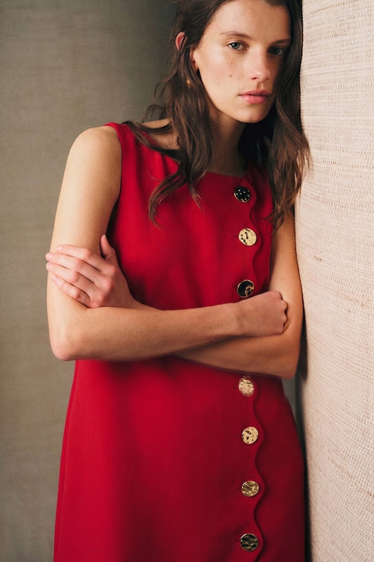 Burgundy Dress