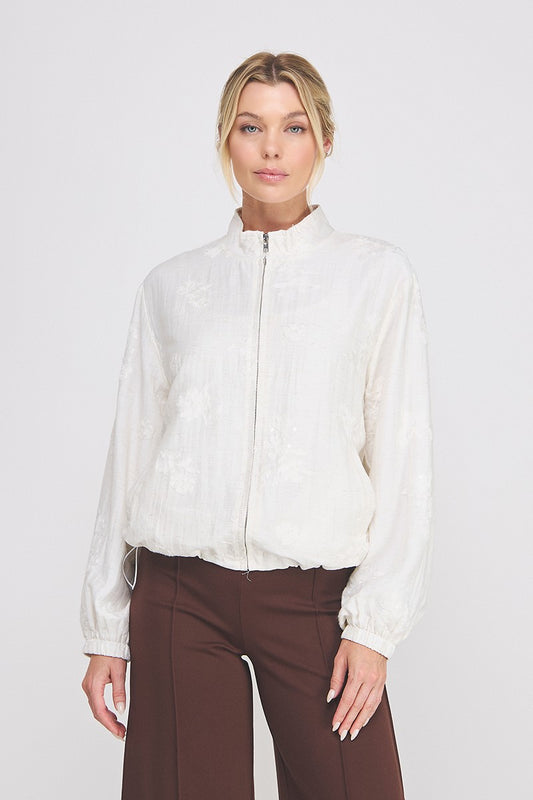 Flower Embroidery Jacket