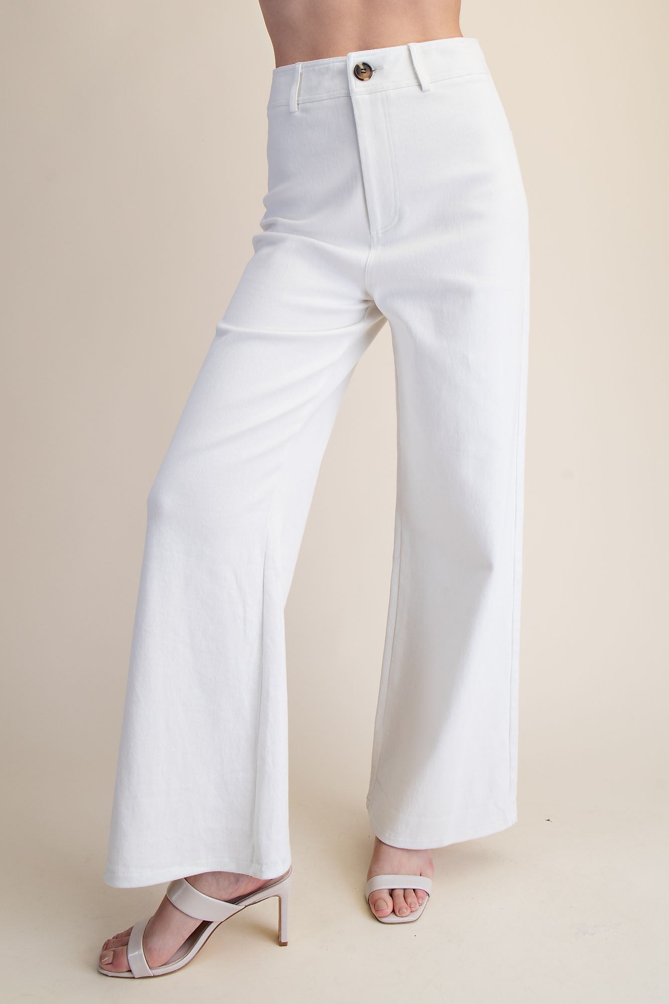 White Wide Pant