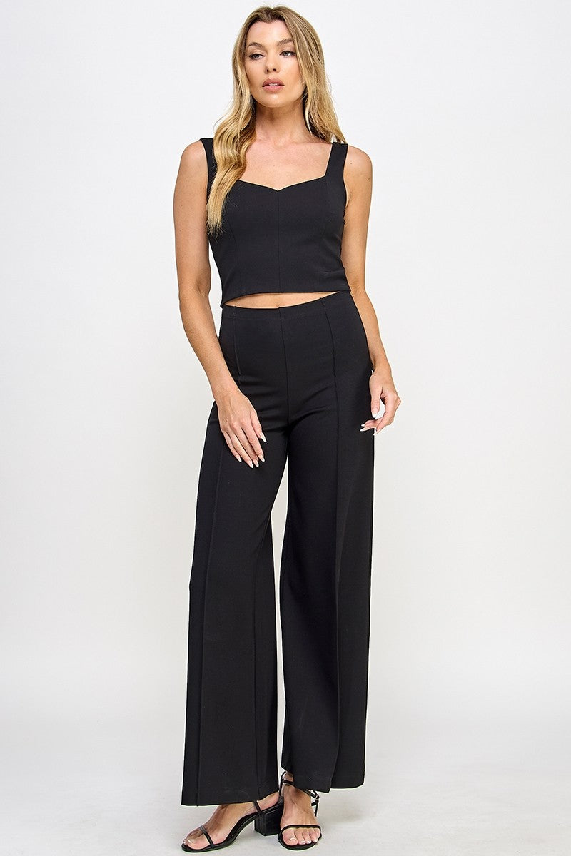 Black Contour Pant