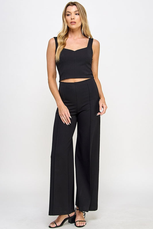 Black Contour Pant