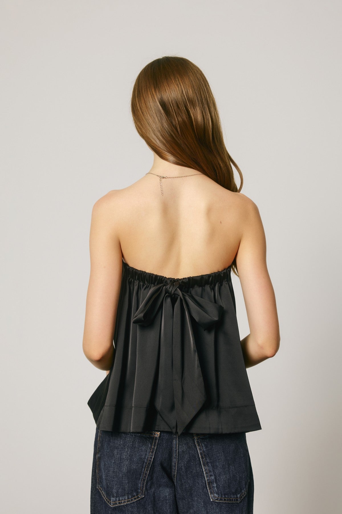 Bow back top