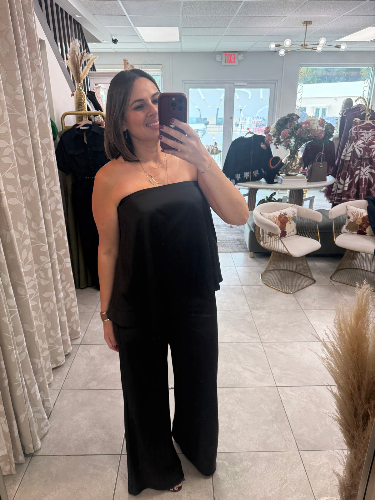 Bow back top
