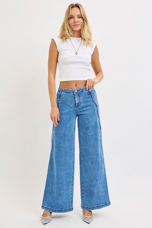 Scalloped edge Jean