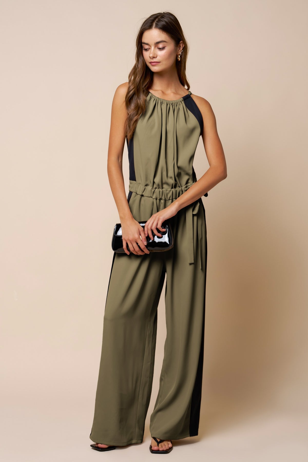 Polished look jumpsuit