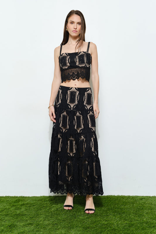 Romantic Bohemian Lace Set