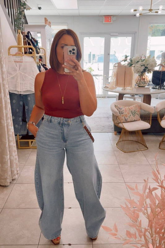 Fit Check Barrel Jean