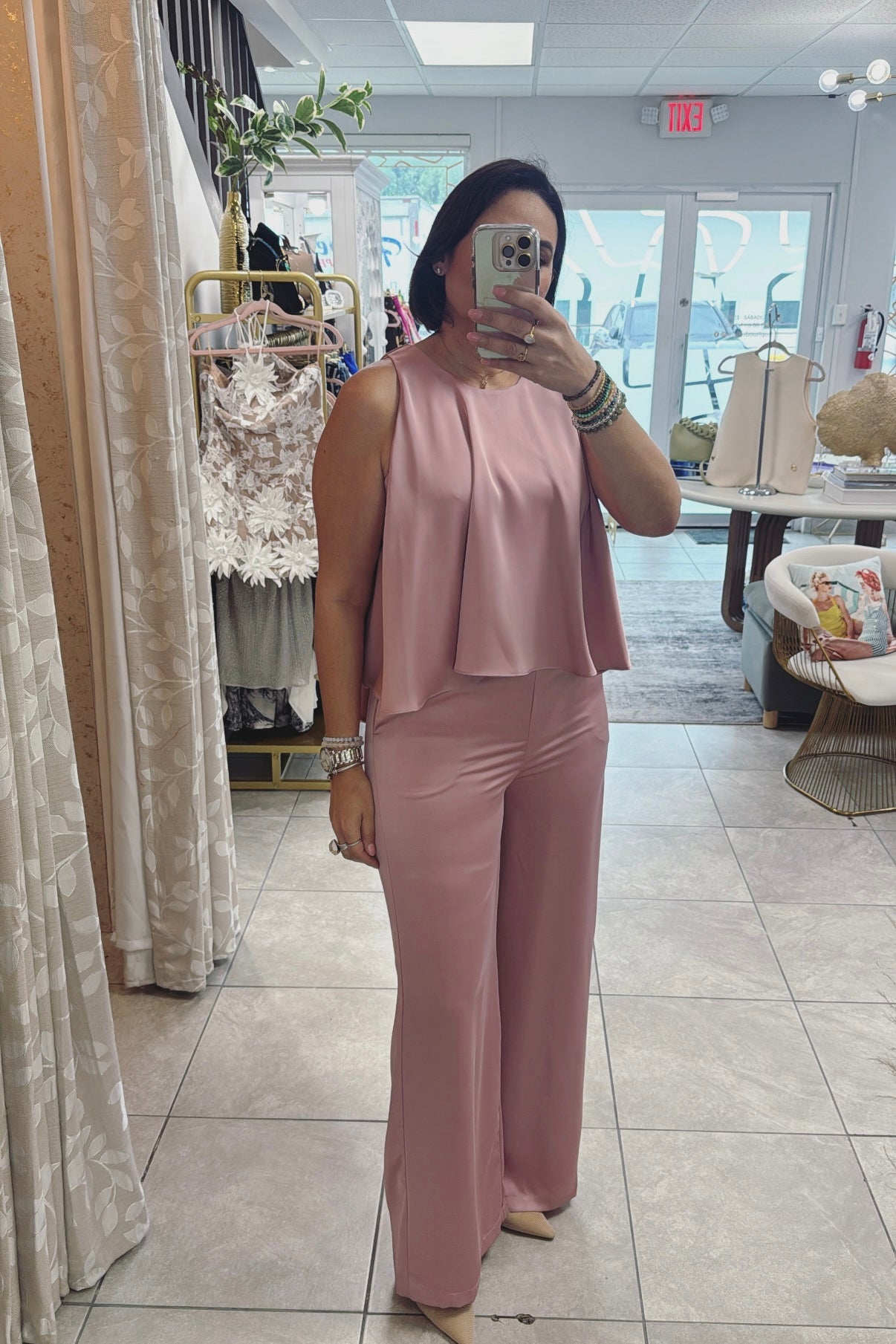 Satin flowy Jumpsuit