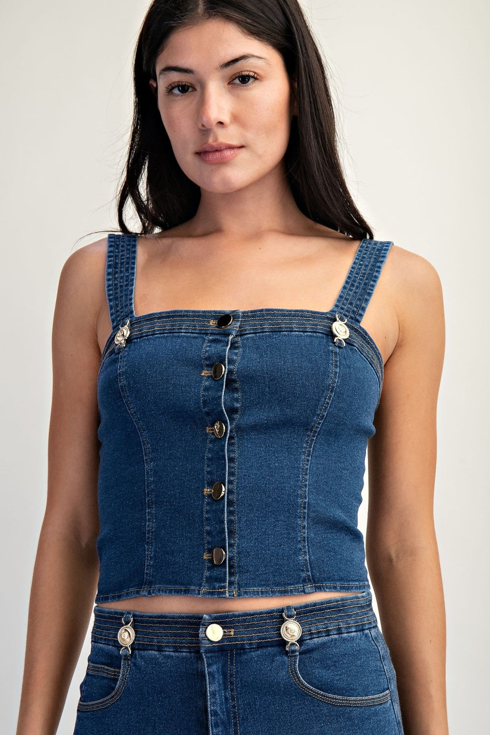 Everyday denim look top